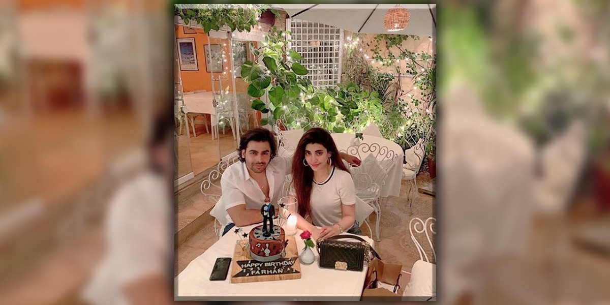 Urwa Hocane celebrates Farhan Saeed's birthday