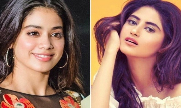 Jhanvi Kapoor adores Sajal Aly’s beauty