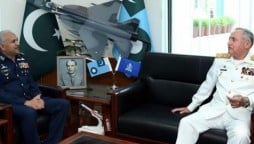 Chief of Naval Staff visits Air Headquarters in Islamabad