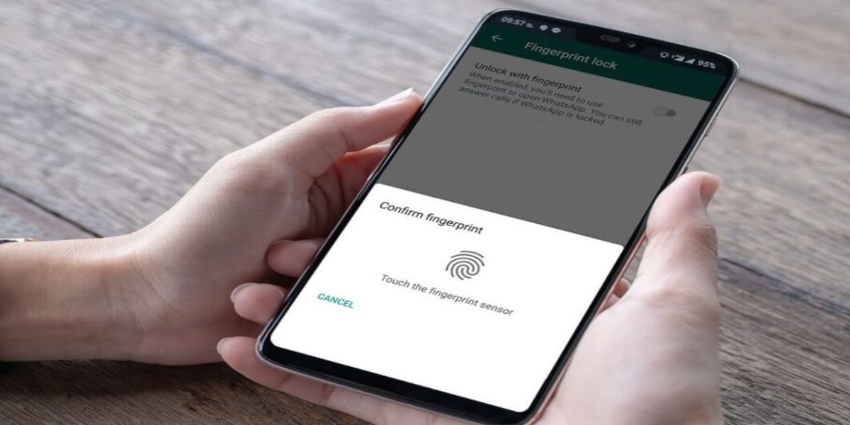WhatsApp fingerprint