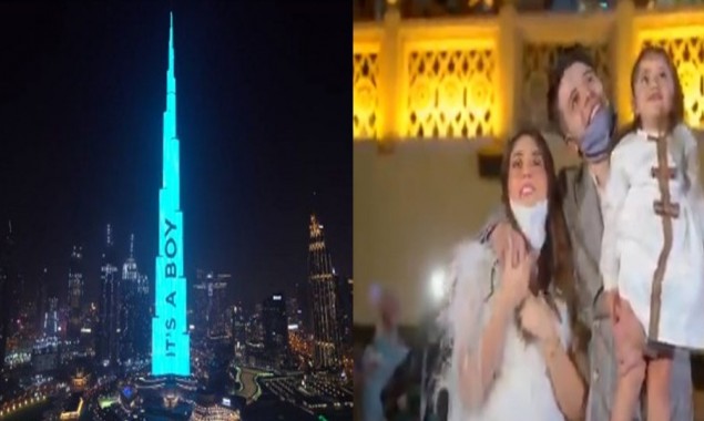 ‘It’s A Boy’ YouTubers tell Fans With Light Display On Burj Khalifa