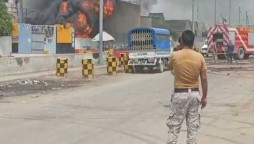 Karachi: 2 kill, 3 injure after fire erupts at Kemari oil terminal