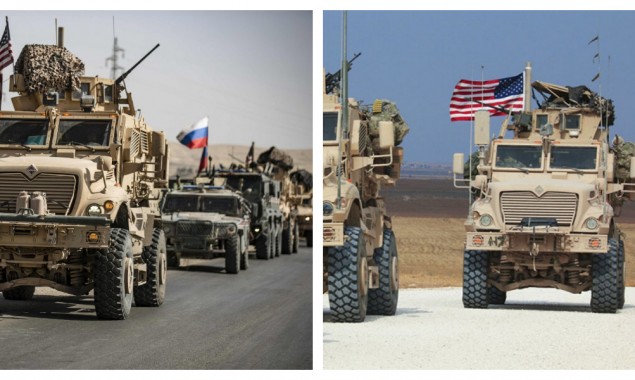 US-Russia Face off: US sends troops and armoured in Syria