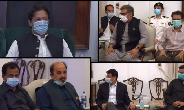 PM calls on delegation of allied party MQM in Karachi