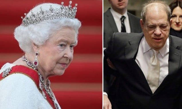 Queen Elizabeth cancels honorary CBE Conferred upon Harvey Weinstein