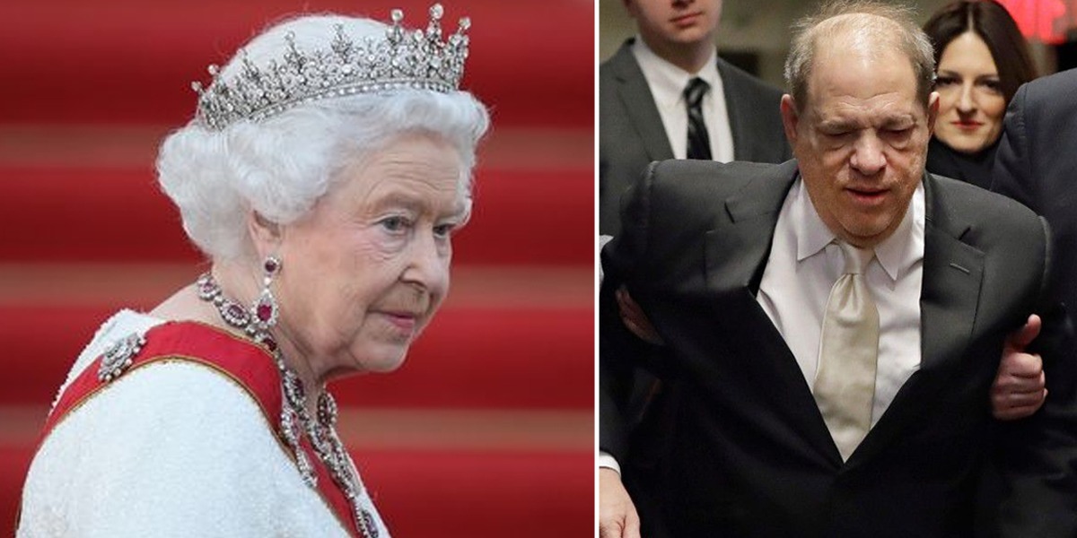 Queen Elizabeth cancels honorary CBE Conferred upon Harvey Weinstein