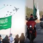 Saudis and Expats Ride Motorcycles to Mark National Day