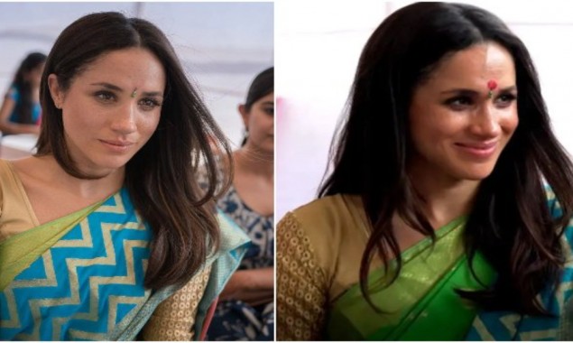 Meghan Markle’s pictures in saree go viral
