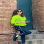 Mehwish Hayat slays in a fluorescent jacket