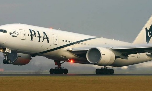 PIA leased plane