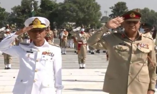 CNS Admiral Niazi calls on COAS Bajwa; discussed matters of professional interest