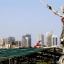 Lebanese Artist makes statue from the debris of Beirut explosion