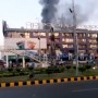 Huge fire breaks out at Hafeez Center Plaza in Lahore