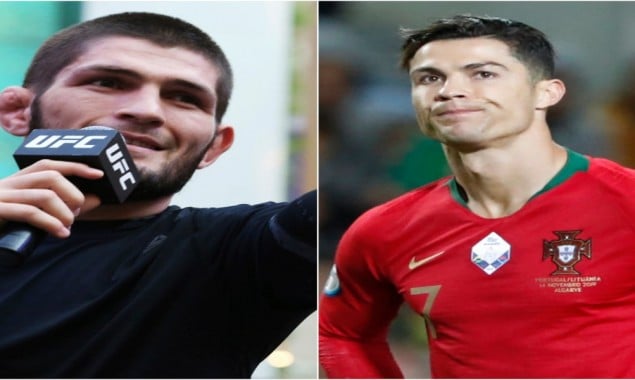 Juventus star footballer Cristiano Ronaldo gives his prediction for UFC