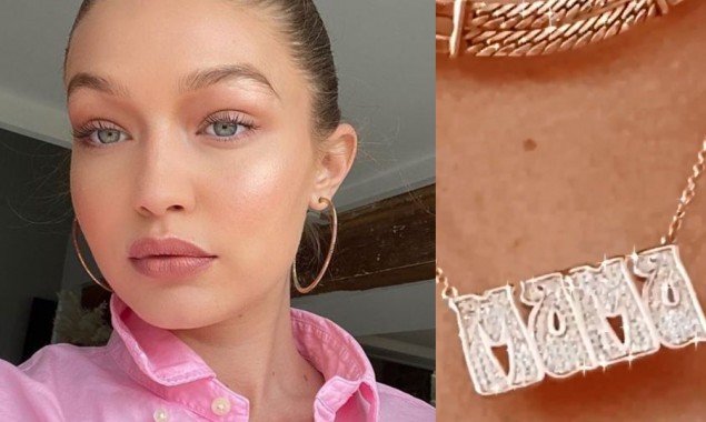 Gigi Hadid flaunts a new ‘Mama’ necklace as she gave birth to a beautiful girl