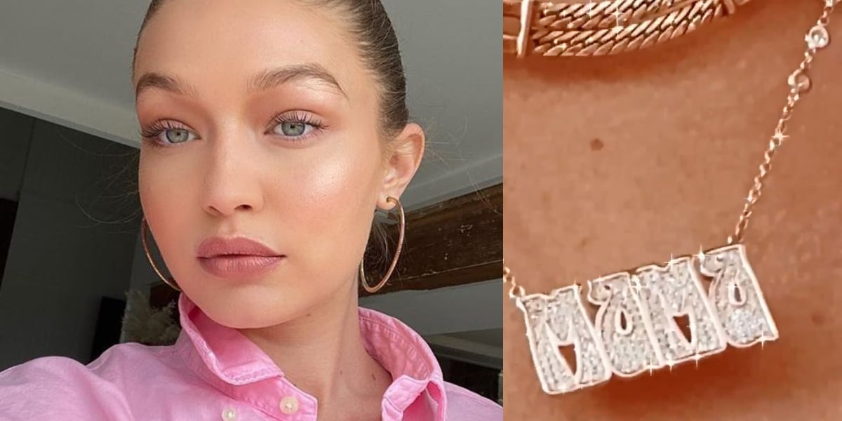 Gigi Hadid Mama necklace