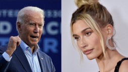Hailey Bieber urges fans to vote for Joe Biden for a better future