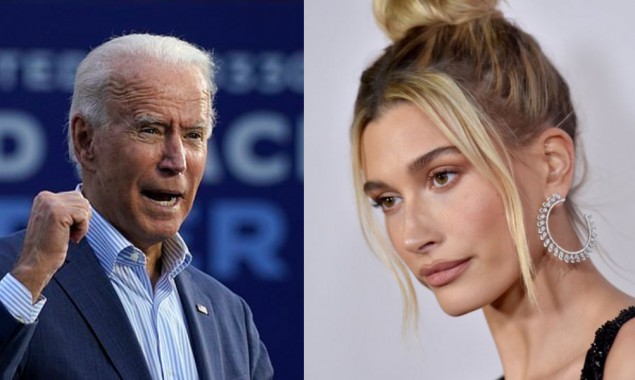 Hailey Bieber urges fans to vote for Joe Biden for a better future