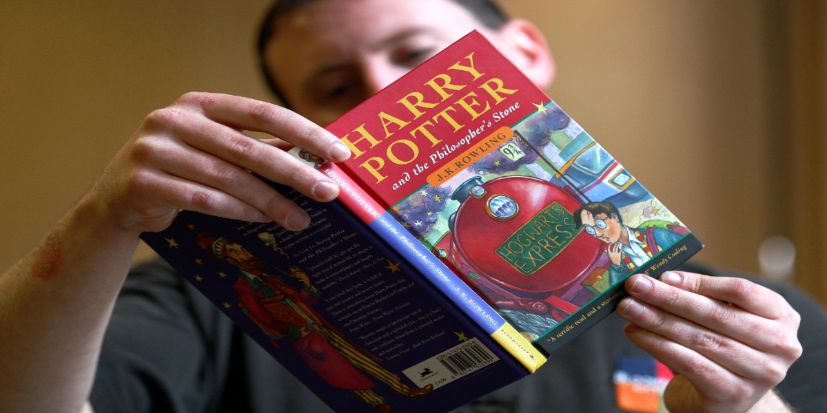 Harry Potter book auctioned