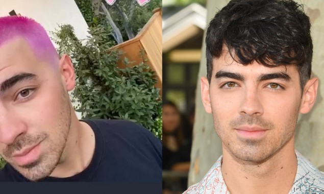 Joe Jonas dyes hair pink to demonstrate support for breast cancer awareness