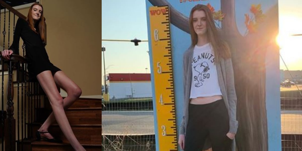 Girl with longest legs