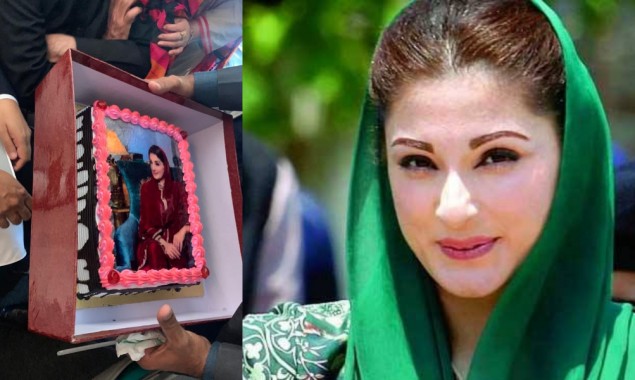 Maryam Nawaz extremely humbled as she cuts cake prior to her birthday onboard