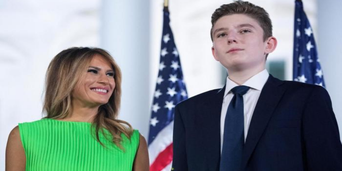 Melania son Barron Coronavirus
