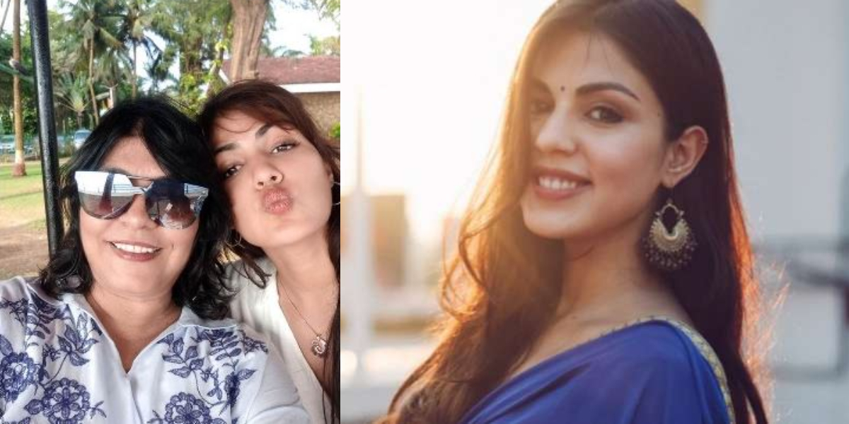 Rhea Chakraborty at home