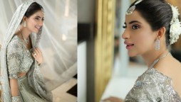 Saboor Aly looks breathtaking in latest bridal shoot