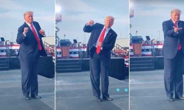 Watch: Donald Trump’s dance moves break the internet