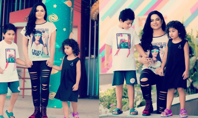 Veena Malik shares heart melting pictures with children