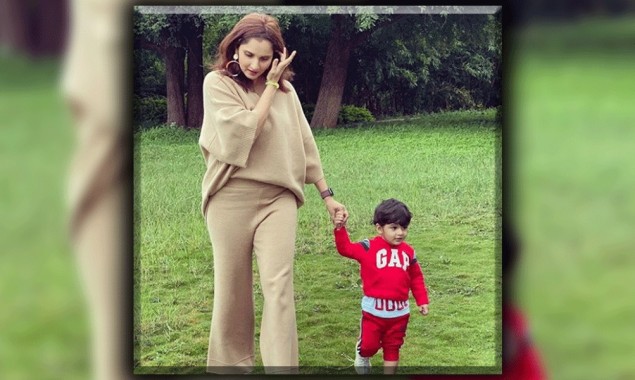 Sania Mirza with Izhaan