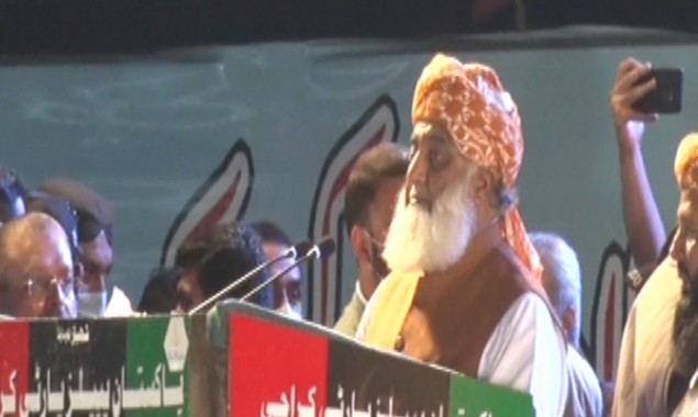 PDM Karachi Jalsa: It is not possible to accept PTI Government: Fazlur Rehman