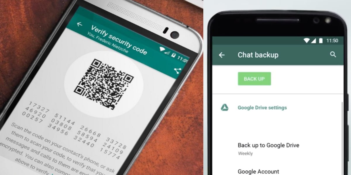 WhatsApp private chats