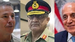COAS Calls on Zalmay Khalilzad, General Austin Scott Miller