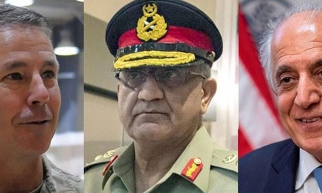 COAS Calls on Zalmay Khalilzad, General Austin Scott Miller
