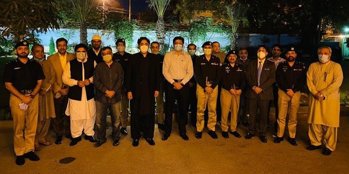 Bilawal Reaches IG House to Express Solidarity With Sindh Police