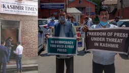 India Seals English Newspaper Kashmir Times Office In Srinagar
