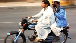 Pillion riding Karachi