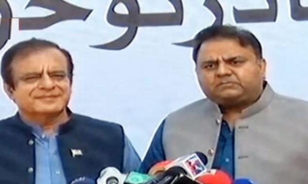 Shibli Faraz, Fawad Chaudhry remark PDM Jalsa as a “flop show with empty chairs”
