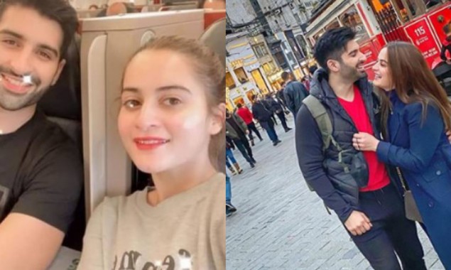 Pictures: Aiman Khan and Muneeb Butt are having the time of their lives