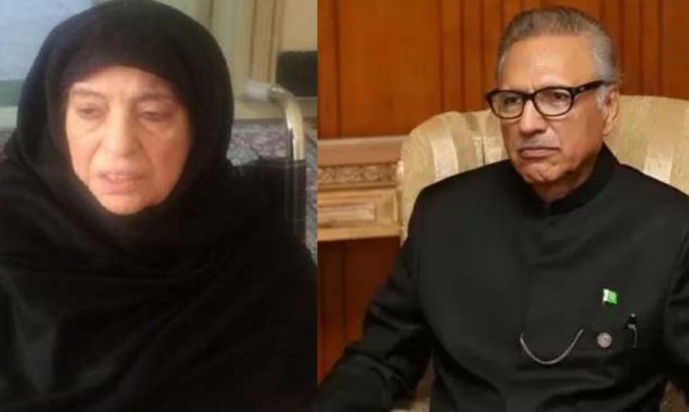 President Alvi solaces Sharif family on the passing of Begum Shamim Akhtar