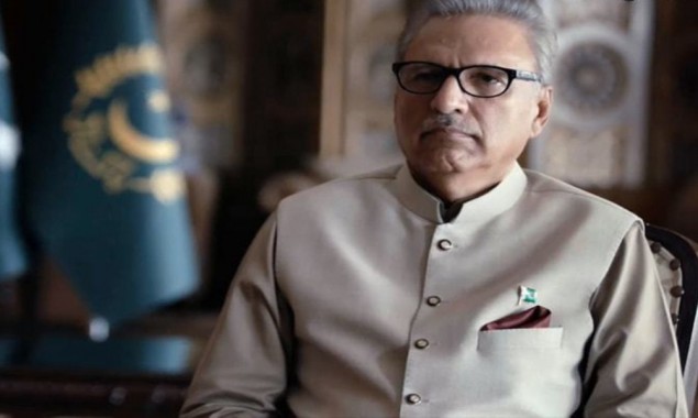 President Alvi urges people to play their part for some welfare work