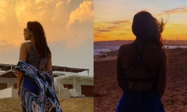 Ayesha Omar kills Monday blues on the beach