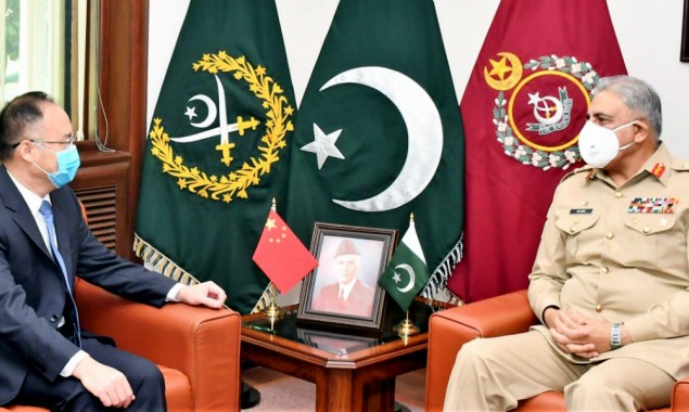 COAS General Bajwa discusses regional security with Chinese envoy