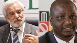 Ehsan Mani and Zimbabwe Chairman