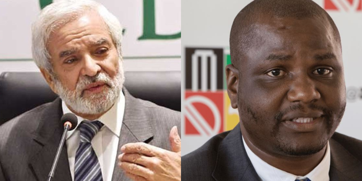 Ehsan Mani and Zimbabwe Chairman