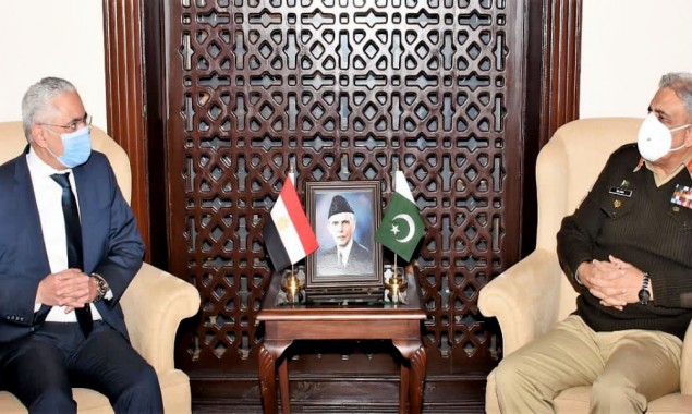 ISPR: COAS discusses regional security with Egyptian Ambassador