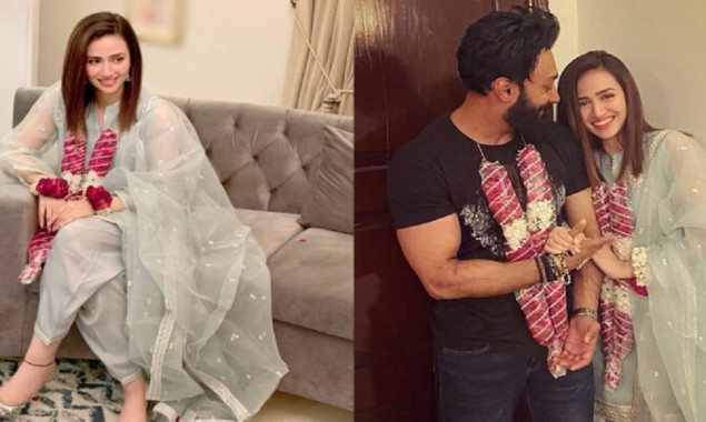 Here’s how Sana Javed reacted when Umair wore inappropriate dress on engagement