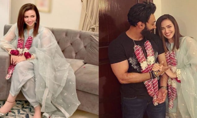 Here’s how Sana Javed reacted when Umair wore inappropriate dress on engagement